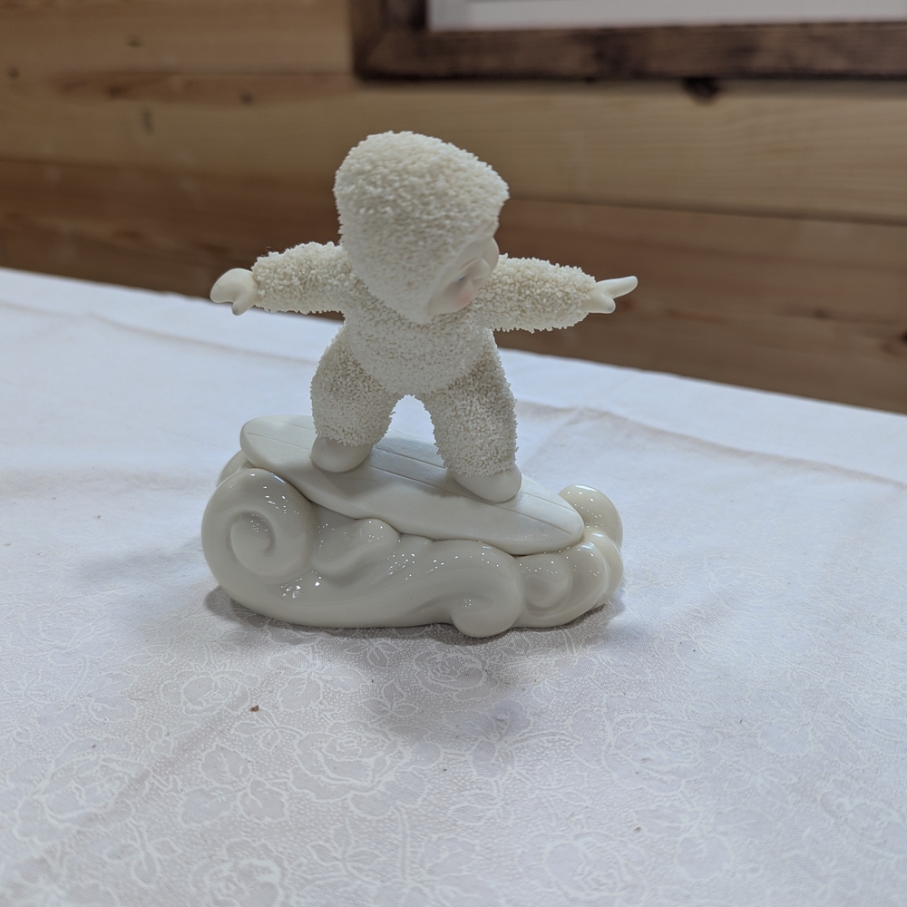 Department 56 White Ceramic Snow Baby Figurine